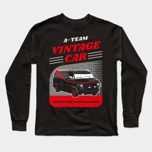 A-Team Vintage Car 80s Long Sleeve T-Shirt